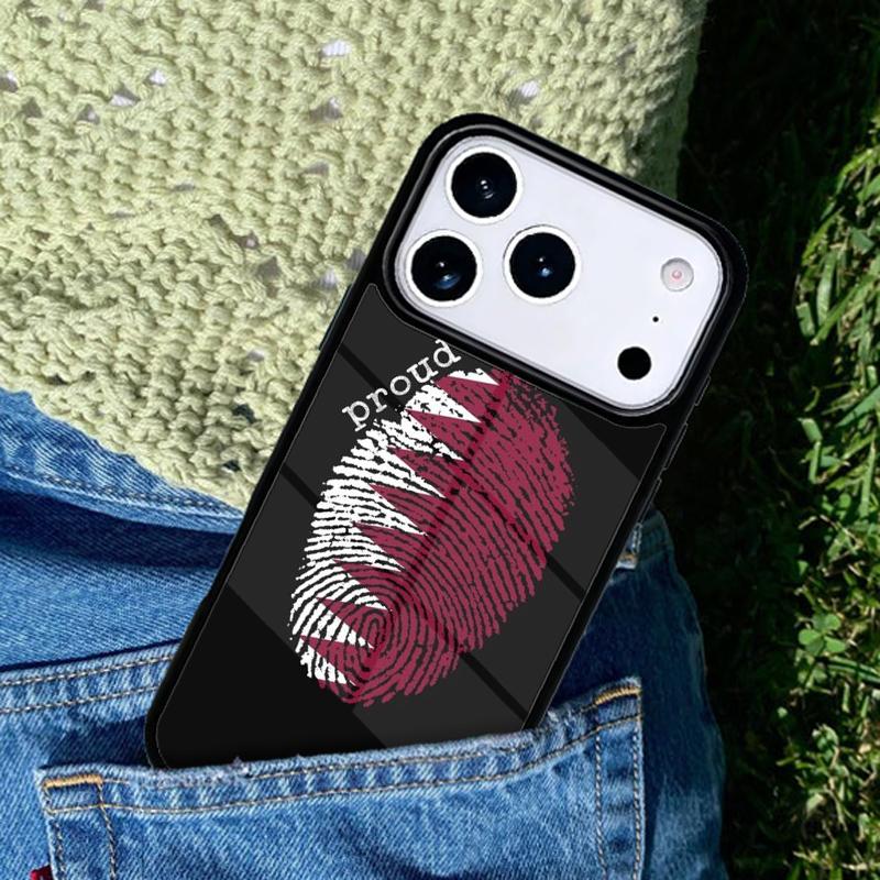 Qatar Flag National Banner mobile phone case Compatible with IPhone 17 16 15 14 13 12 11Pro Max 17 Air cover