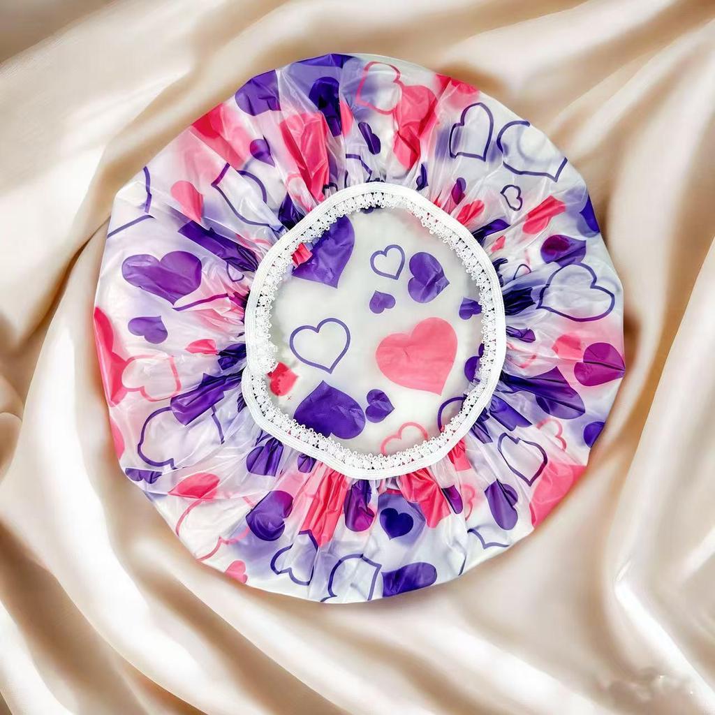 Waterproof Disposable Shower and Bath Cap for Women - Thickened, Enlarged, and Anti-Smoke Design