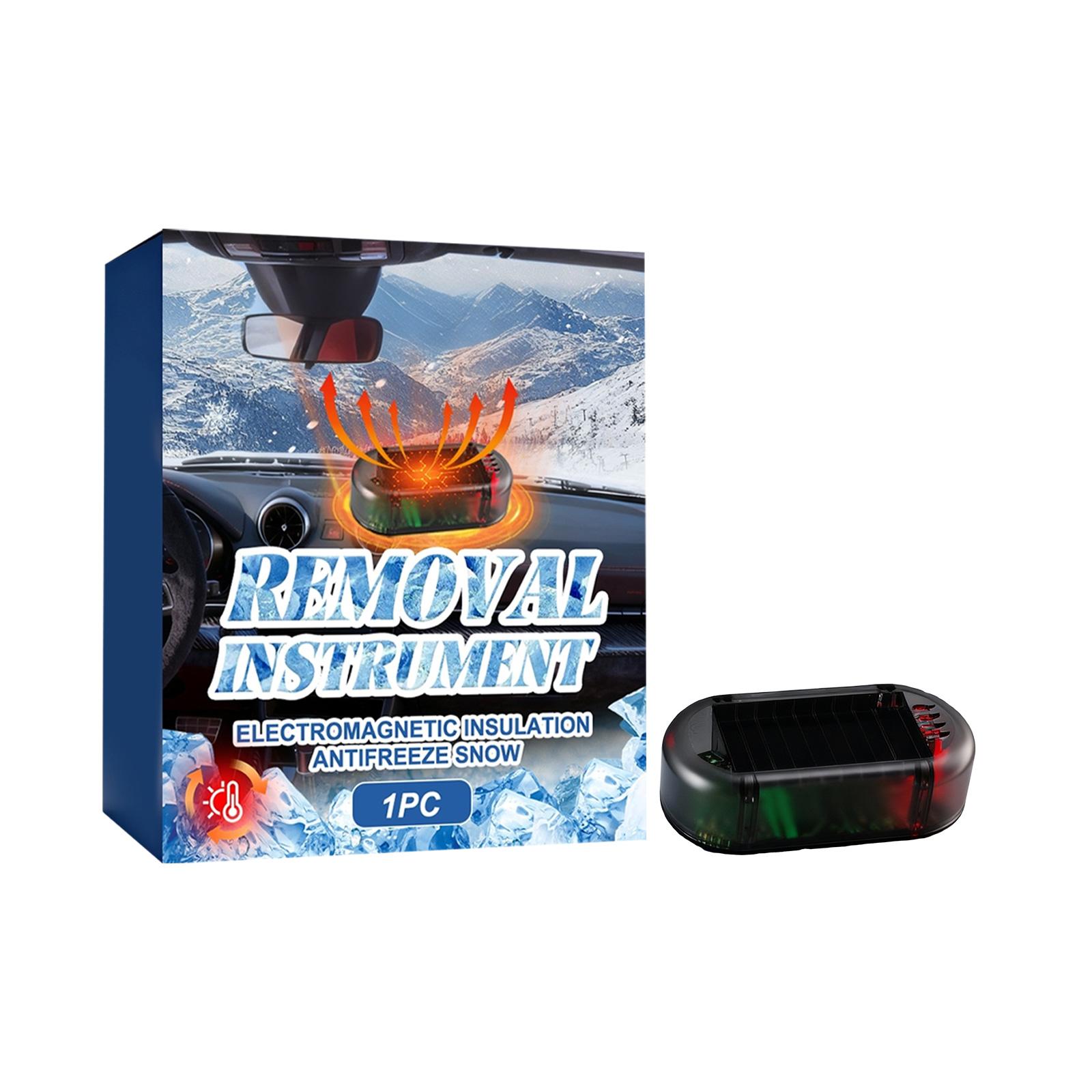 

Car Defroster And Theft Alarm With Flashing LED Lights Charging | Complete Winter Safety One Size синий