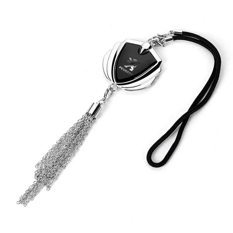 

2026 Hot Car Sticker New Car Interior Pendant Creative Rearview Mirror Decoration Pendant For Peugeot 206 207 307 3008 2008 308