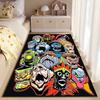 "Colorful Cartoon Horror Monsters Pattern Carpet for Living Room Decor" Suitable for use as an anti-slip for living room bedroom sofas