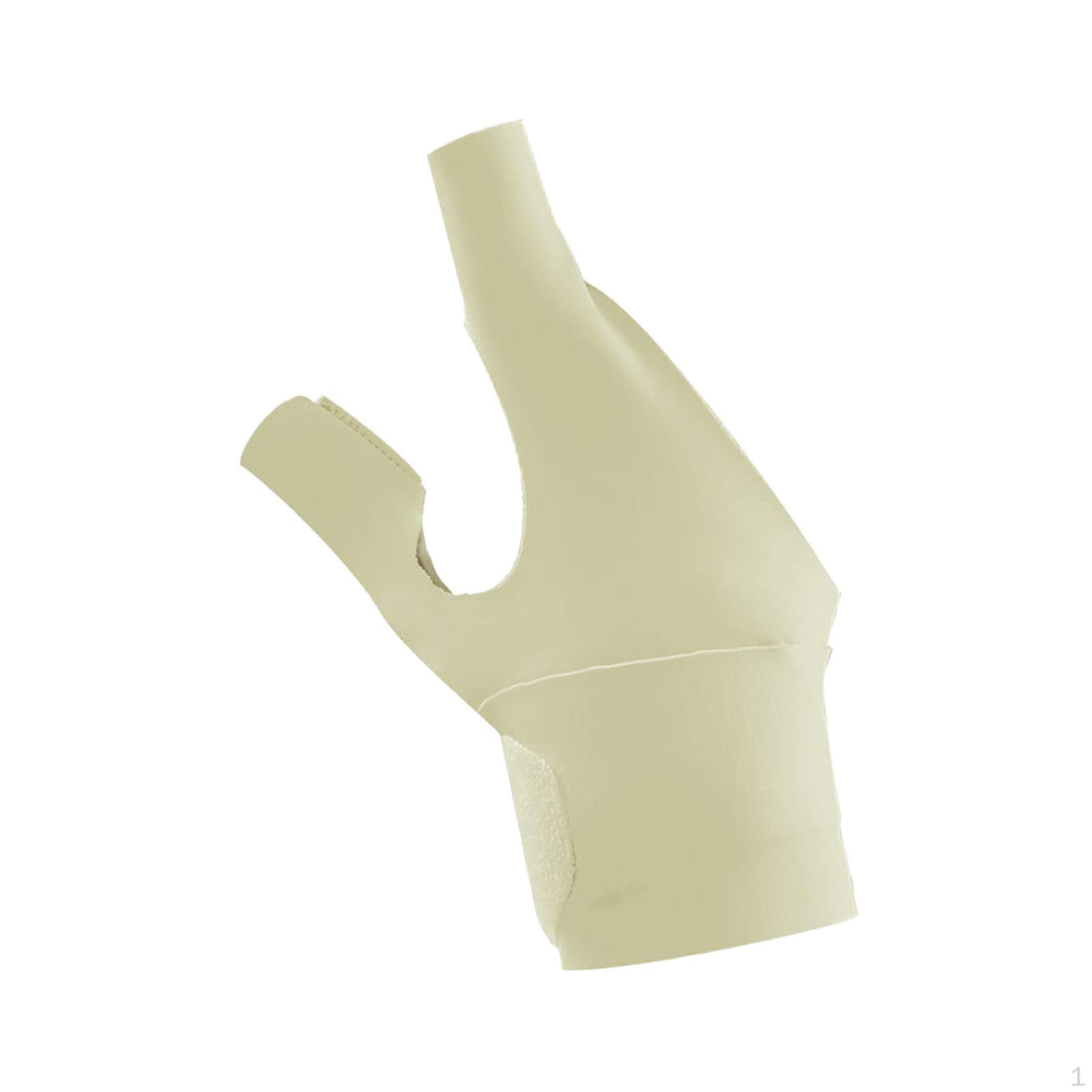 

Регулируемый двухпальцевый поддерживающий бандаж для запястья для активного фитнеса Skin Color Right