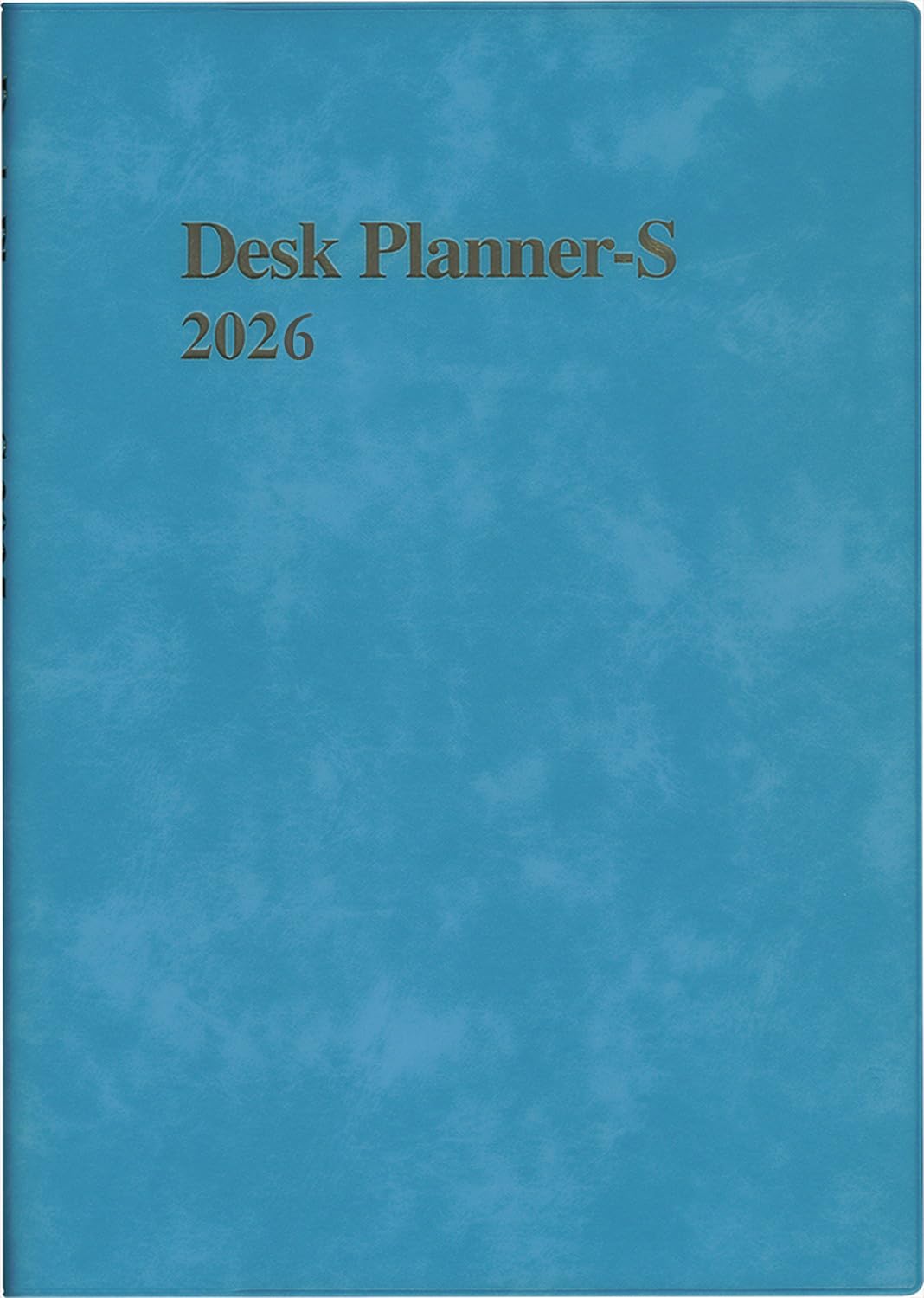 

Hakubunkan 2026 B5 Weekly Desk Planner with Sky 267 January Spinner, Blue, No. (Starts 2026)