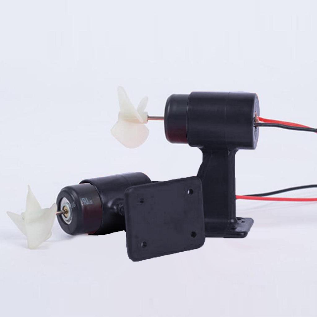 High Power 80W DC Underwater Thruster Motor For Bait Boat Models 10-20V 15kg Load Capacity