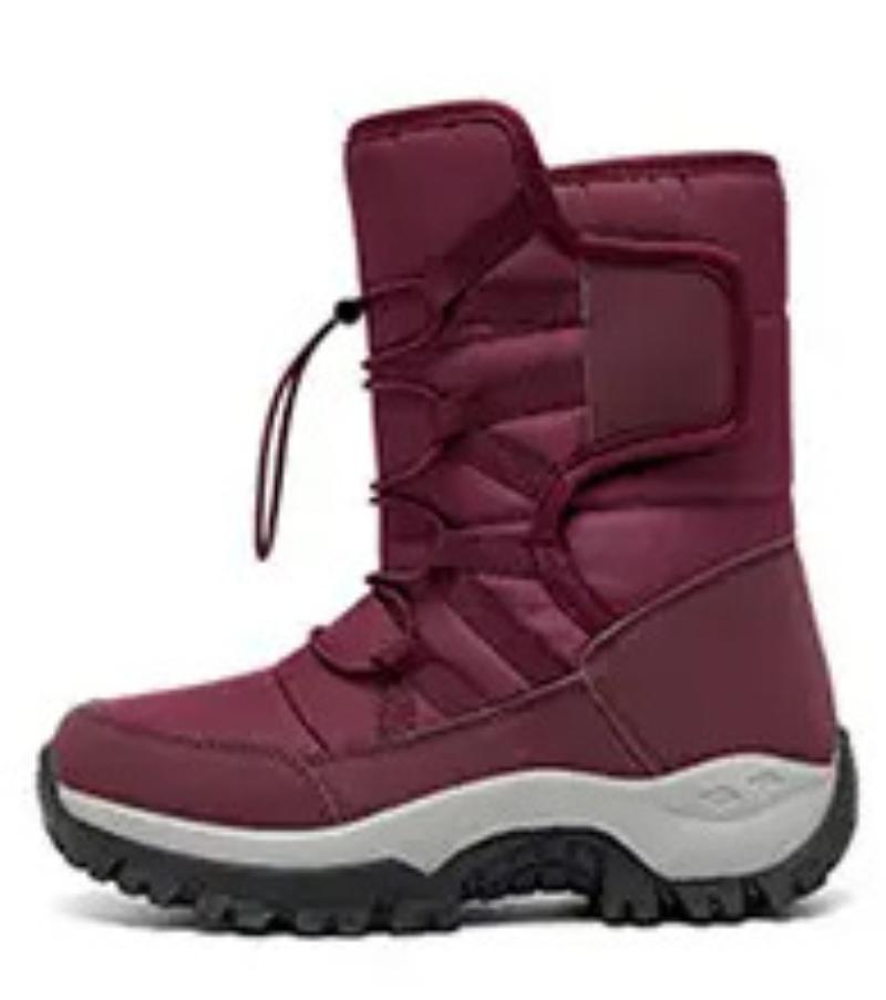 

Мода 2025 Высокие Уличные Зимние Хлопковые Ботинки Удобные Снежные Ботинки Повседневные Теплые Нескользящие На Шнуровке Теплые Ботинки Модные Подростки 36