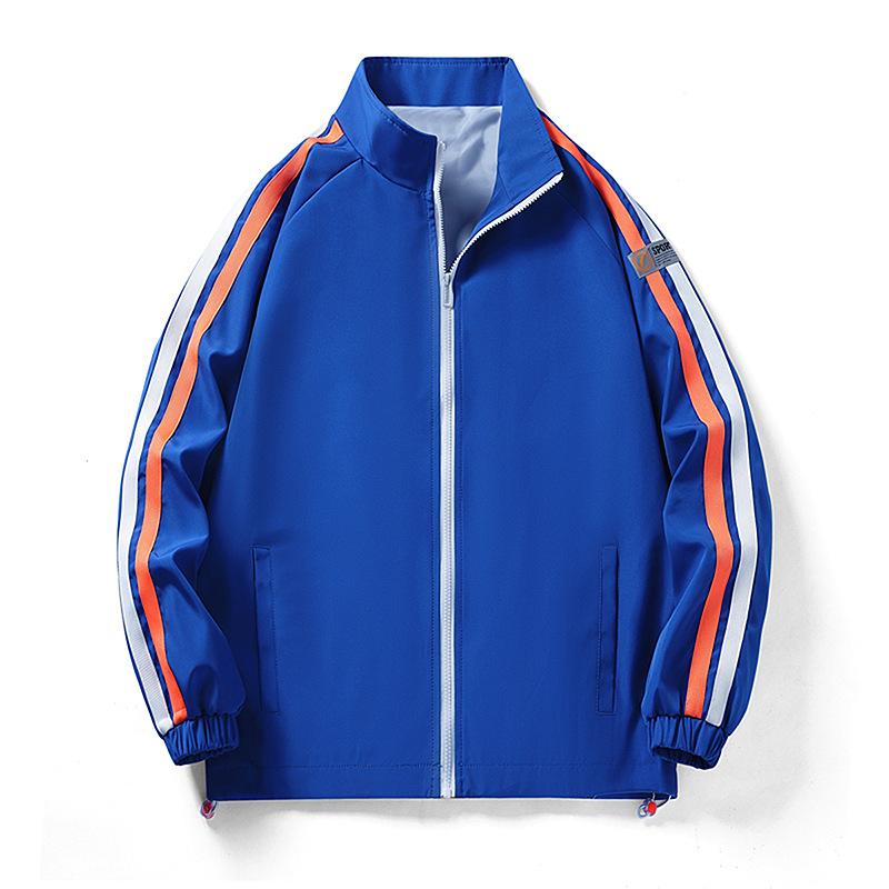 Versatile Jacket Men's Korean Version Casual Jacket Spring and Autumn Stand-up Collar Jacket Fashion Couple Contrasting Jacket