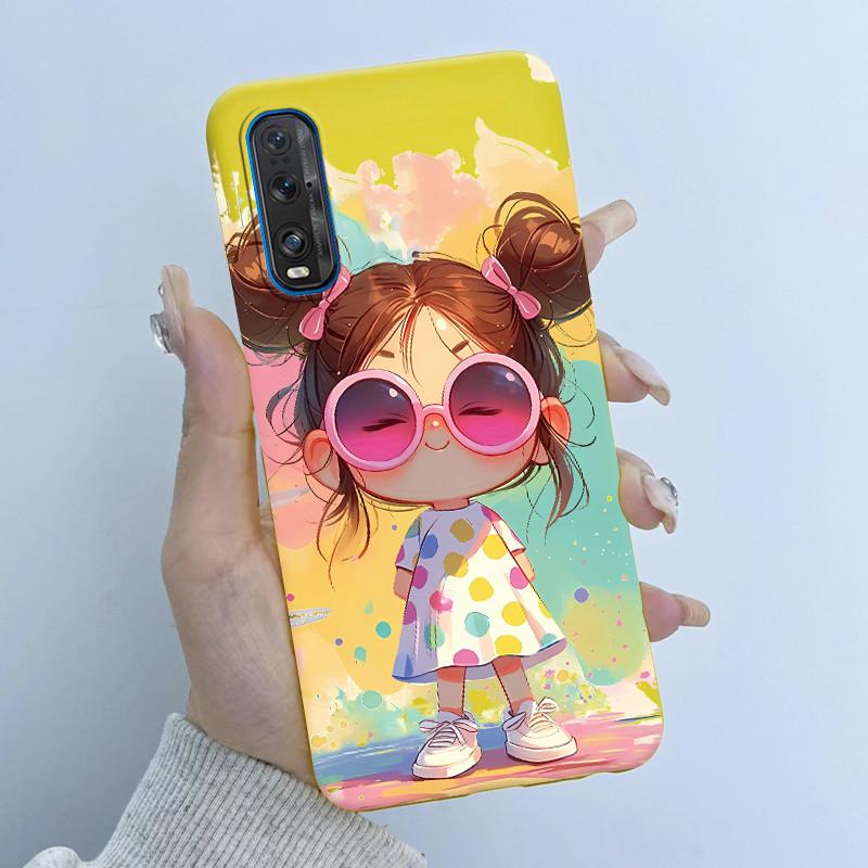 For Oppo Find X2 X 2 Pro Phone Case Butterfly Flower Girl Design Soft Silicone TPU Back Housing for Oppo Find X2 Pro X2Pro Cover