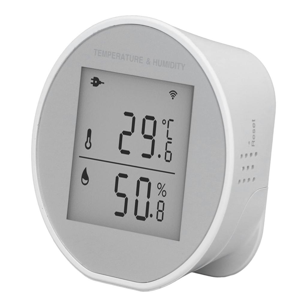 Indoor Temperature Humidity Sensor Smart Room Digital Hygrometer with Clear Screen for Garage