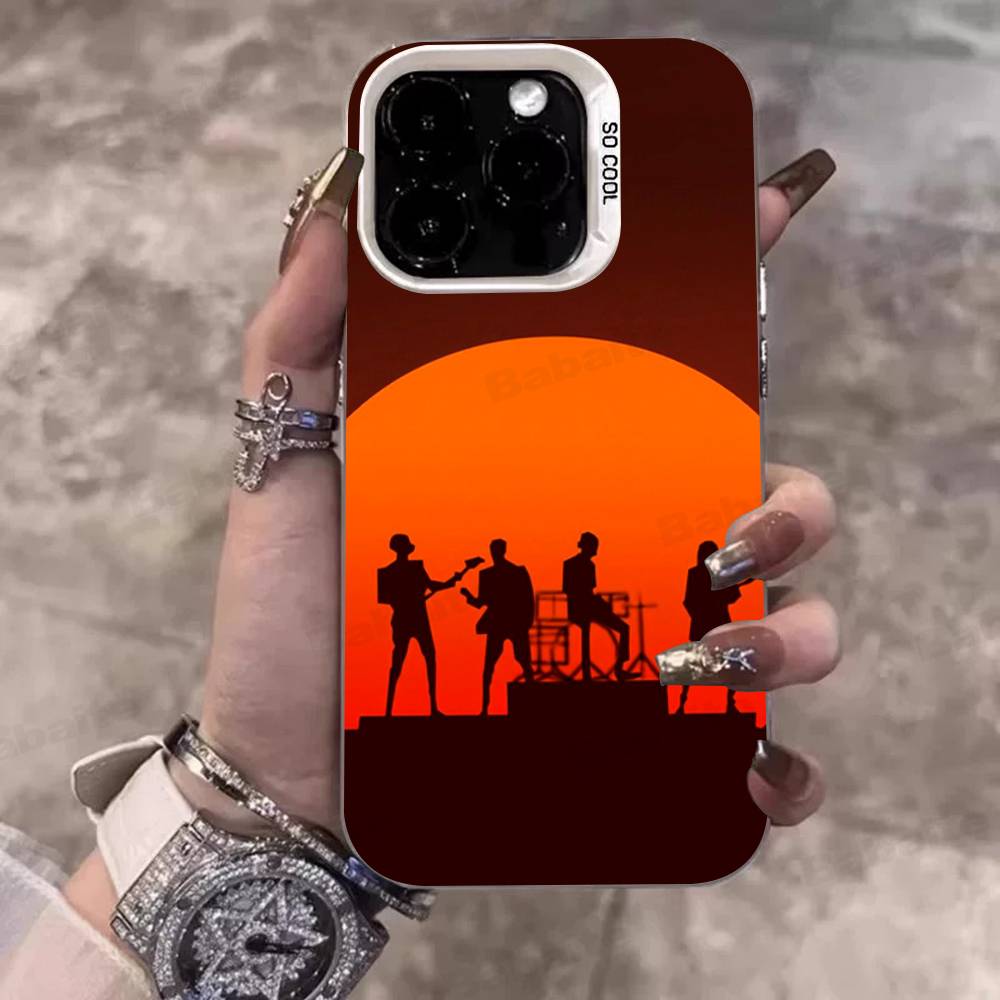 D-Daft Punk Band France Color Phone Case For IPhone 17 16 15 14 13 12 11 Pro Max Plus Pro Shell