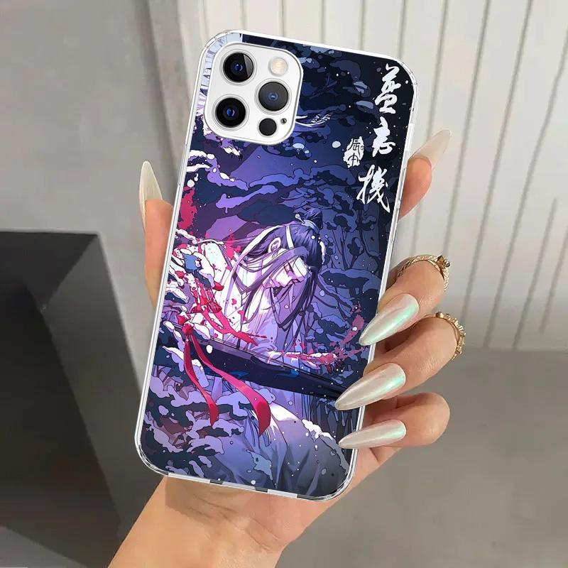 Anime Mo Dao Zu Shi Handyhülle für iPhone 17 Air 16 15 Plus 14 13 Mini 12 11 Pro Max 16E 7 8 SE 2020 Weiche Hülle Druckschale 17 A