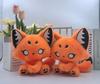 Set di Figure Peluche Coppia Pipistrello Volpe Gatto Scuro Con Tessuto in Poliestere e Imbottitura in Cotone PP Per Decorazione Camera da Letto Regalo per Lei