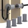 4PCS Ethernet Cable Grommet 1 Inch Rubber Cable Wall Pass Through Grommet for Home and Outdoors Cable Routing Kit