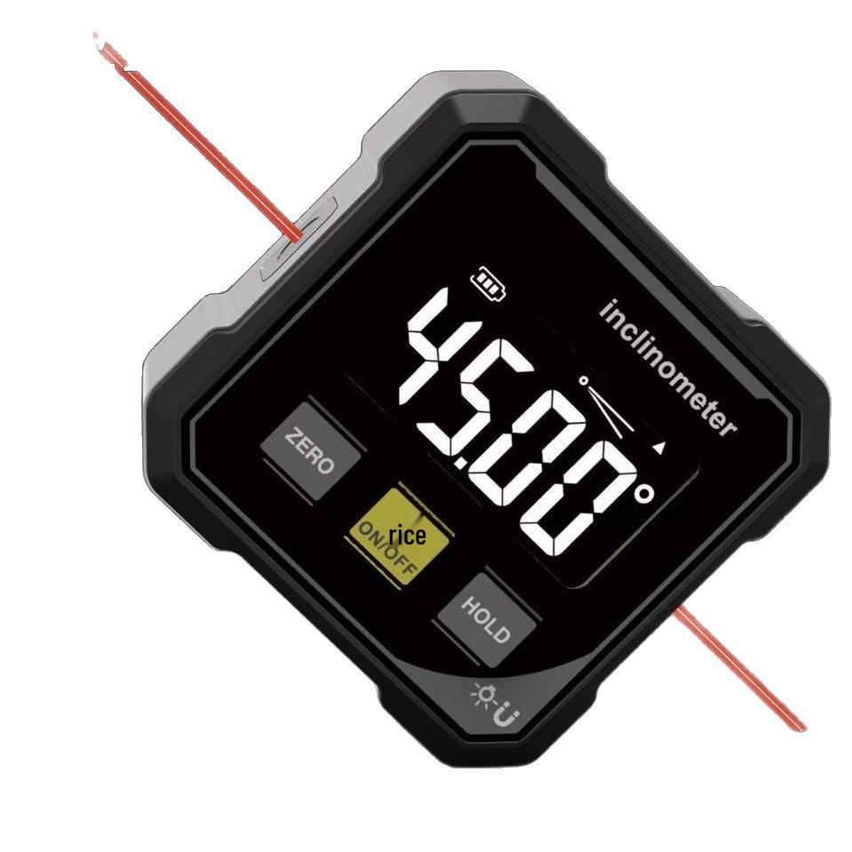 High-Precision Digital Inclinometer with Double Laser and Magnetic Base for Surveying and Engineering