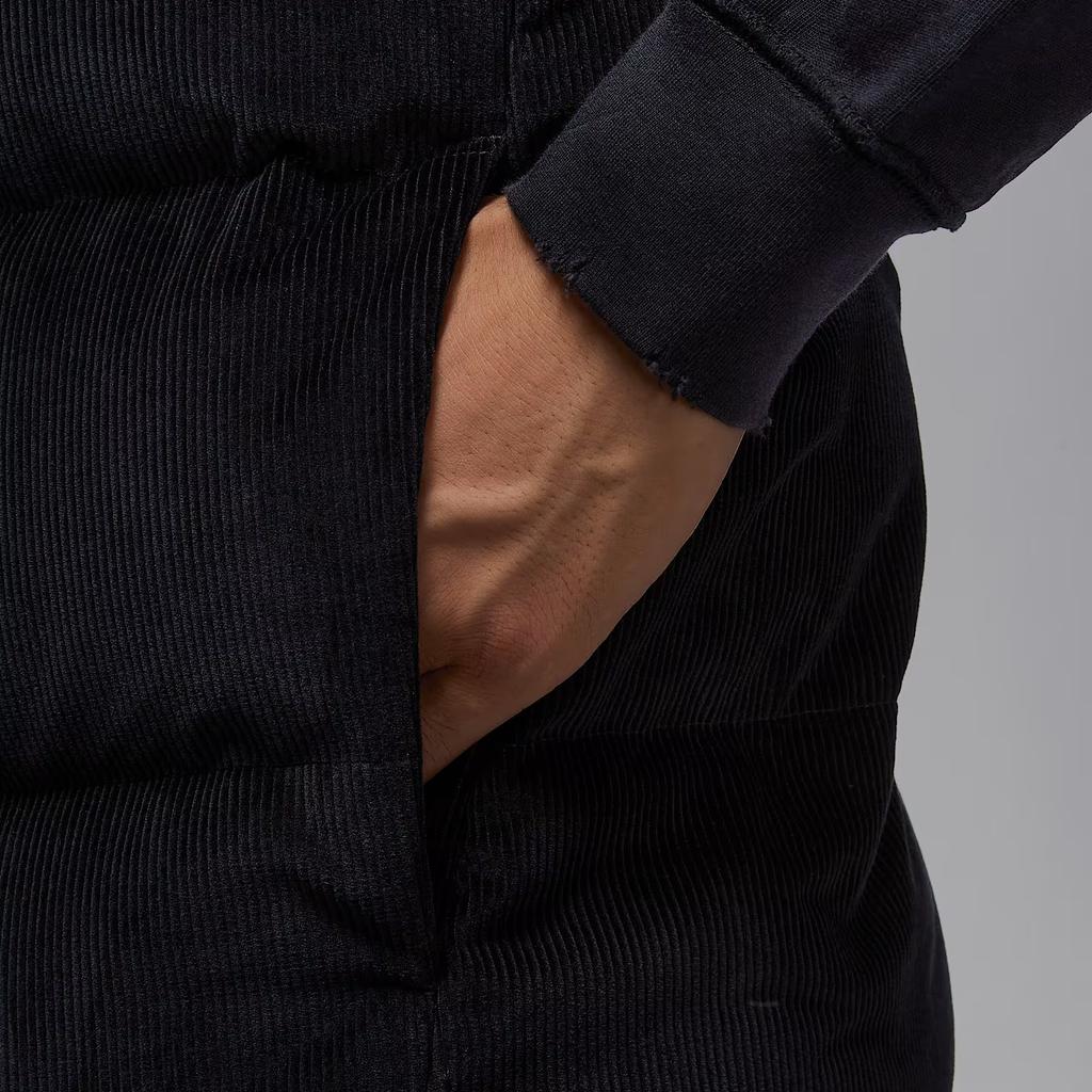 Jordan Flight Lightweight Corduroy Zip-Up Stand Collar Solid Color Sleeveless Warm Down Vest Men vests HV0535-010