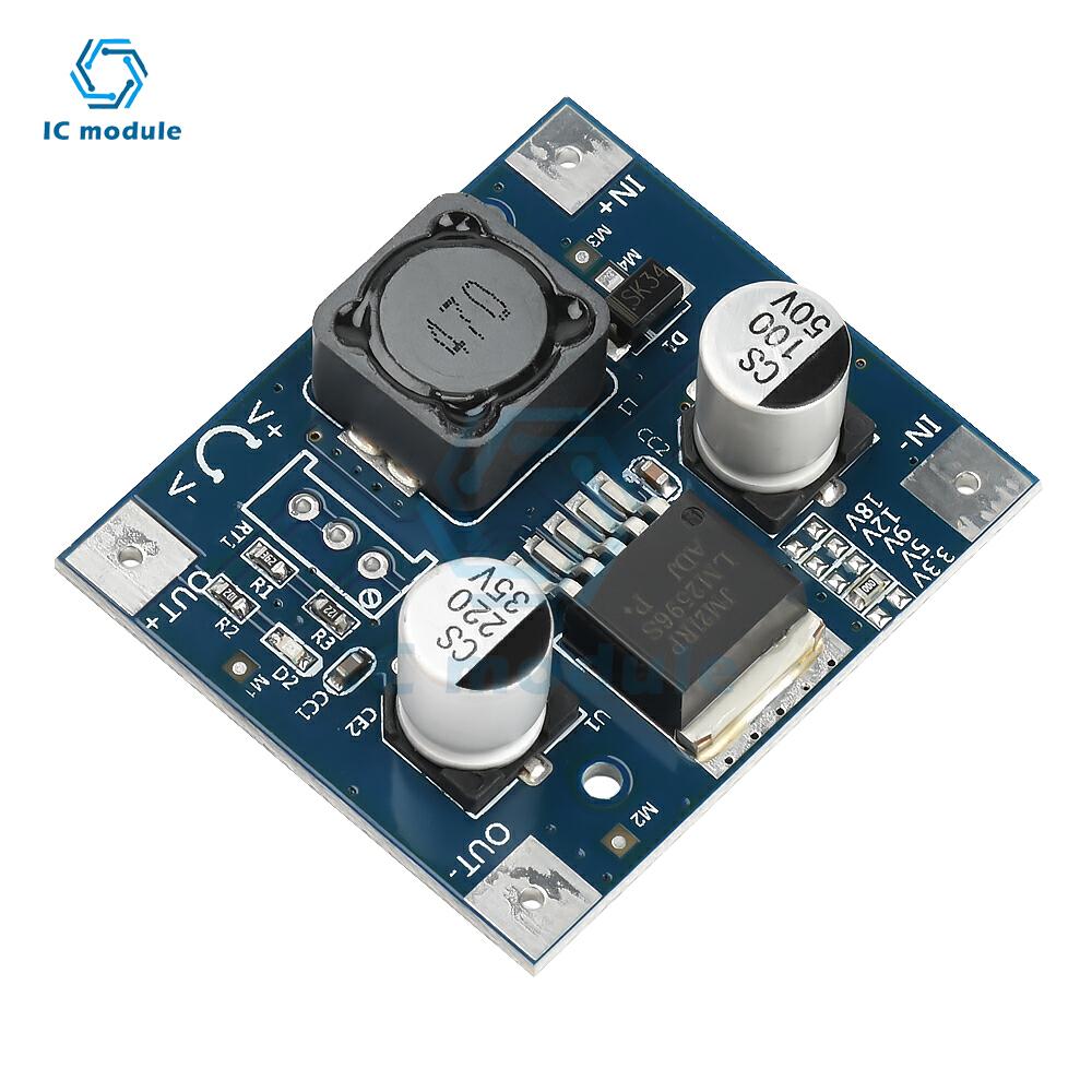 DC 3-40V to 3.3V/5V/9V/12V/18V Step-Down Power Module LM2596 DC-DC Adjustable Buck Converter DC 3-40V to DC 1.5-35V Power Supply