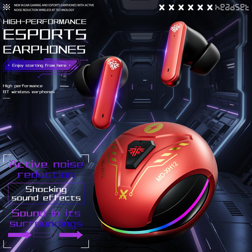 Bezdrôtové Bluetooth 5.4 ANC Slúchadlá s aktívnou redukciou šumu na hry s RGB HD hovormi Slúchadlá do uší s AI prekladom v reálnom čase Herné slúchadlá