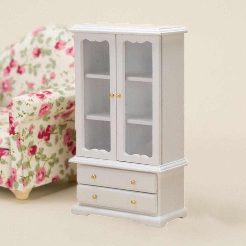 DIY Pretend Play Toy Wooden Doll House Accessories Miniature Furniture Model Kids