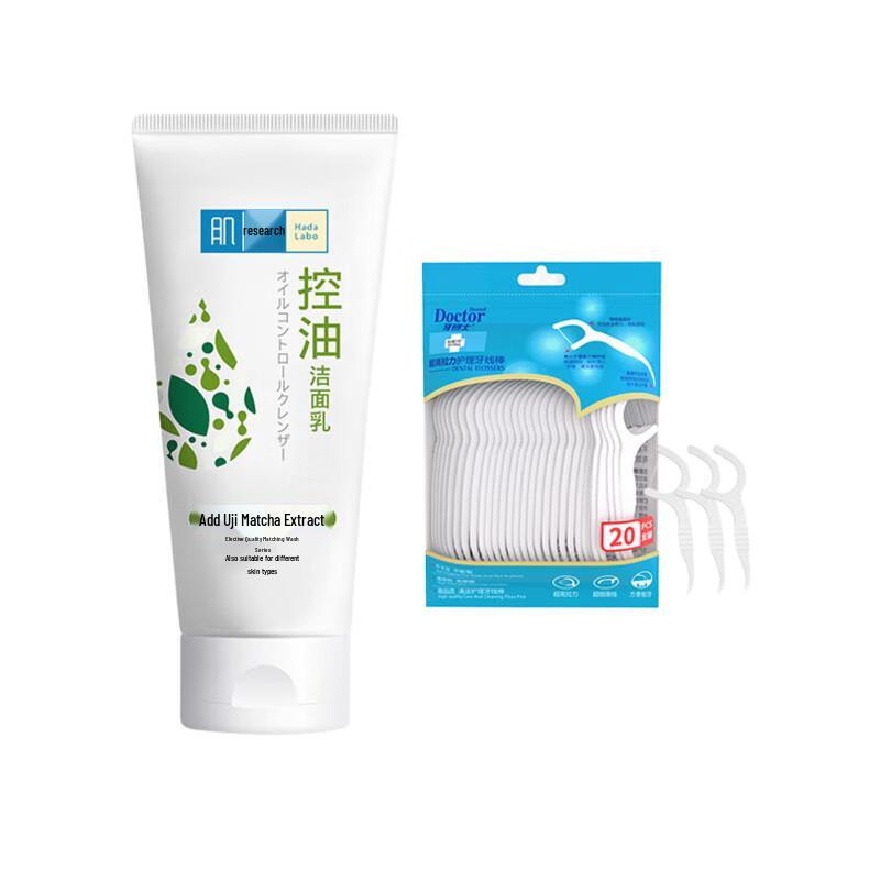 

Dr. Tooth Floss Sticks & Hada Labo Cleanser Bundle