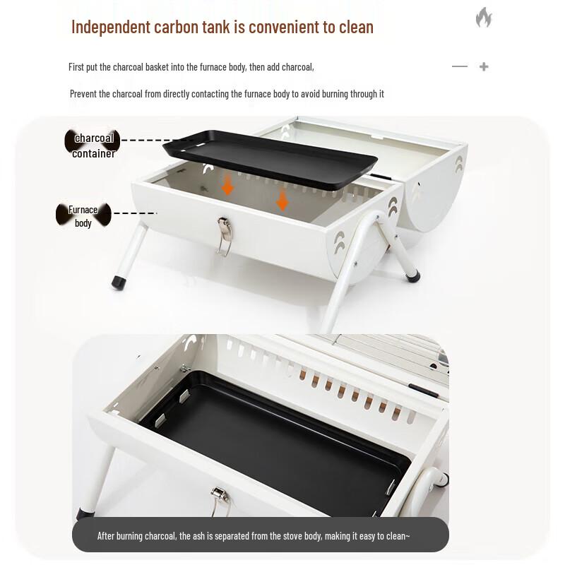 Beishanlang Outdoor Dual-Use Round BBQ Grill