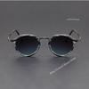 Retro Geometric Round Frame Simple Design UV Protection Men Women Sunglasses Customizable Prescription