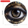 2d Flat 20*20cm, Vintage Style Egyptian Horus Eye Wooden Sign, Personalized Gift, Wooden Plaque, Office Gifts, for Home, Kitchen, Bedroom, Bar.