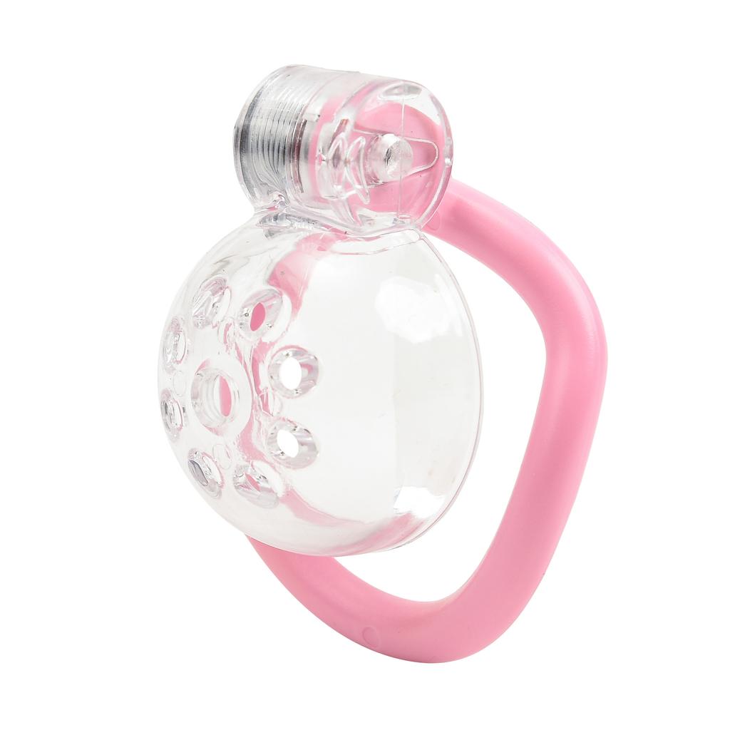 ABS Transparent Pot Cover Bird Cage Chastity Lock SM Ring Binding Device Training Supplies Adult Alternative Sex Toys