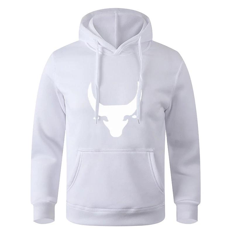 Men's Multi - Color Fashionable Printed Pocket Casual Sports Fitness Sweatshirt Hoodie Pullover