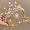 Moderna Para Tiara Adornada con Cristales Perfecta para Ocasiones Especiales