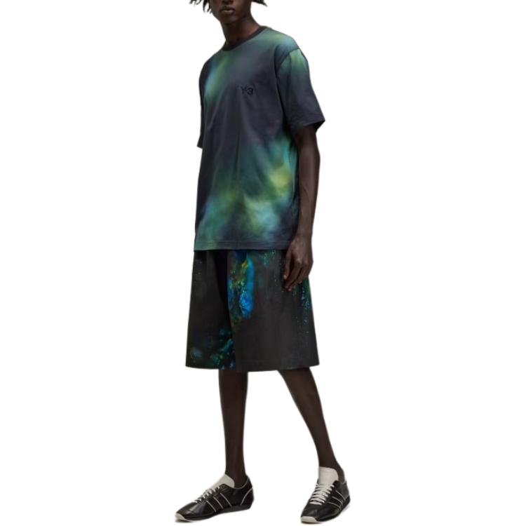Y-3 All Over Print Tee Multicolor Unisex Tops Multi-Color JL6880