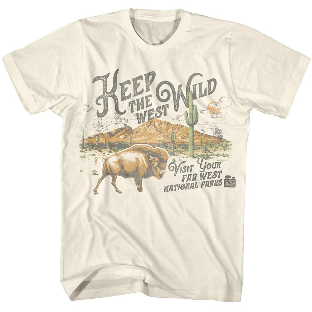 United States National Parks Keep The West Wild Visit Far West Men T Shirt XXXL