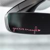 Hot Seller: 'Hello Beautiful' Decorative Rearview Mirror Sticker for Cars
