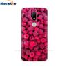Soft TPU Case For Motorola Moto M Case XT1662 5.5inch Cute Cartoon Silicone Back Cover For Moto M Case XT1663 Phone Cases flower