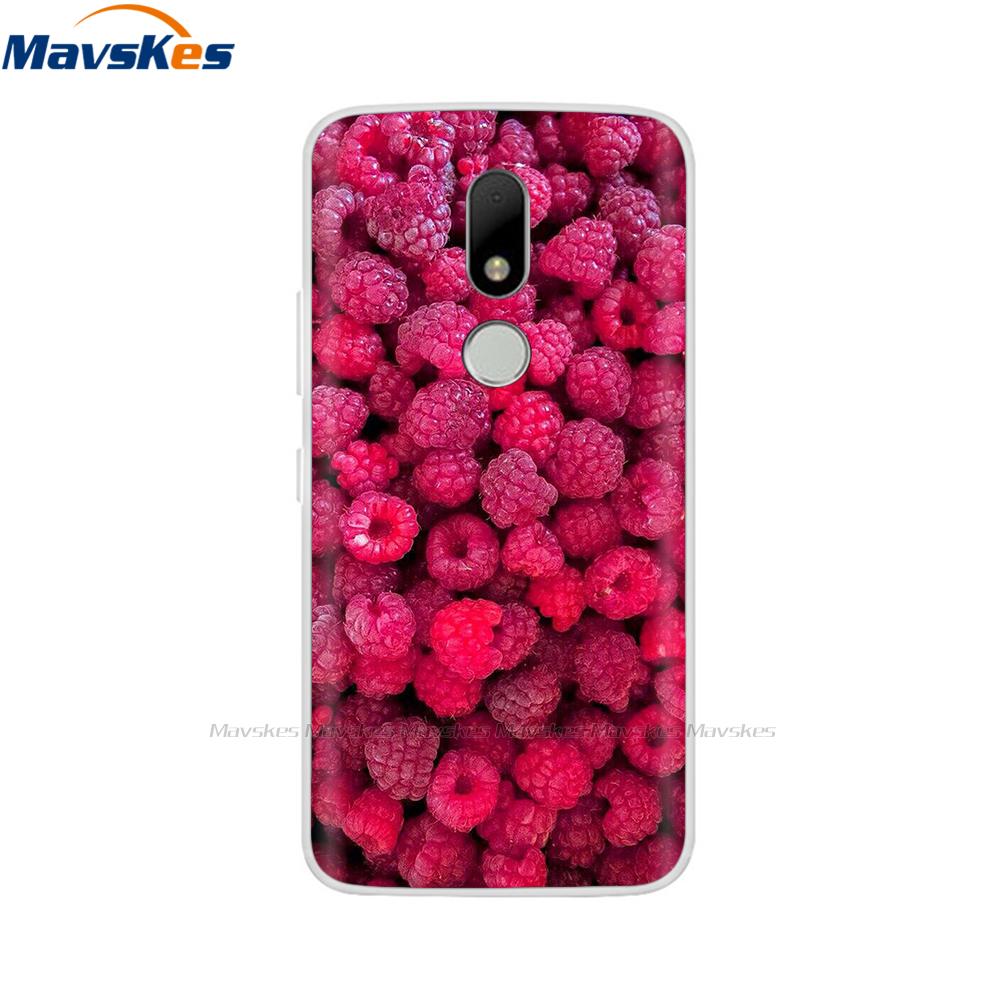 Soft TPU Case For Motorola Moto M Case XT1662 5.5inch Cute Cartoon Silicone Back Cover For Moto M Case XT1663 Phone Cases flower