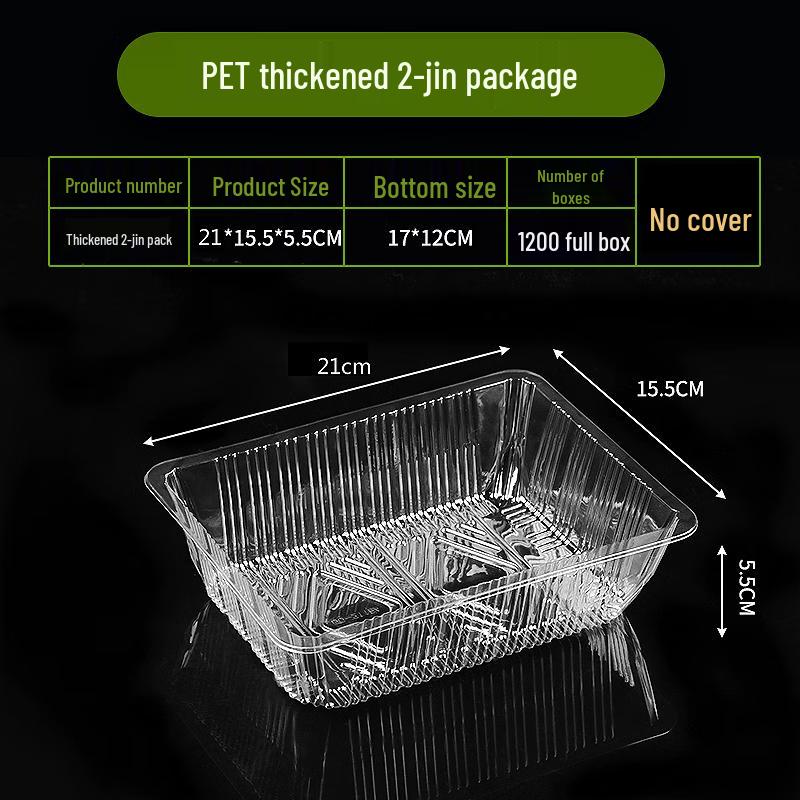 Clear Disposable Fruit Packaging Box