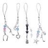 Sweet Cool Earphone Notes Star Guitar Hanging Pendant Phone Strap Bag Decoration