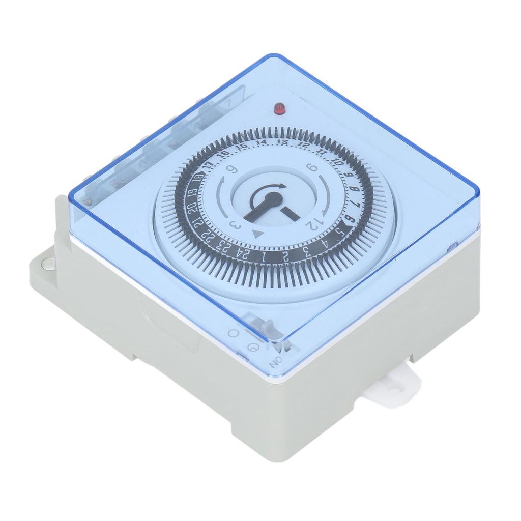 24 Hour Mechanical Time Switch Automatic Power Off Quick Connect Timer Switch for Lighting Control
