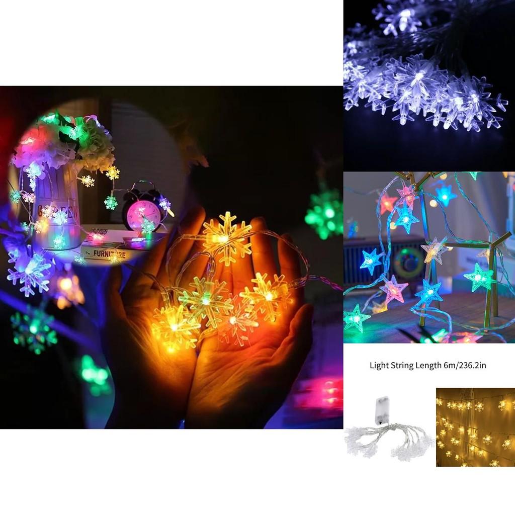 Bezaubernde solarbetriebene Stern-Lichterkette für festliche Outdoor-Camping-Dekoration