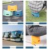 Portable Folding Plastic Travel Stool for Camping & Outdoor Use