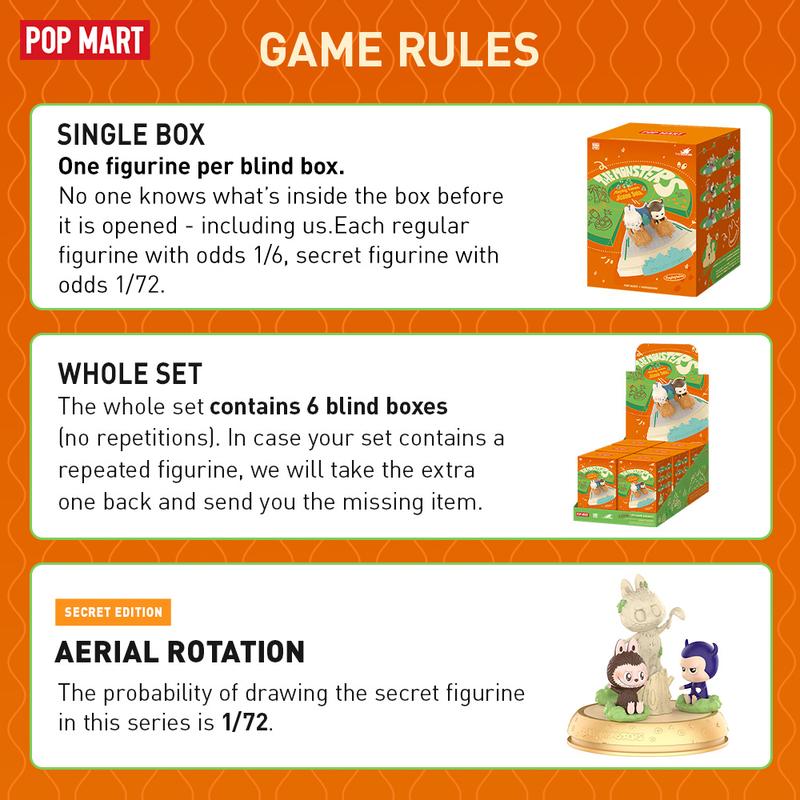 THE MONSTERS Playing Games Series Scene Sets, Blind Box, Mystery Box