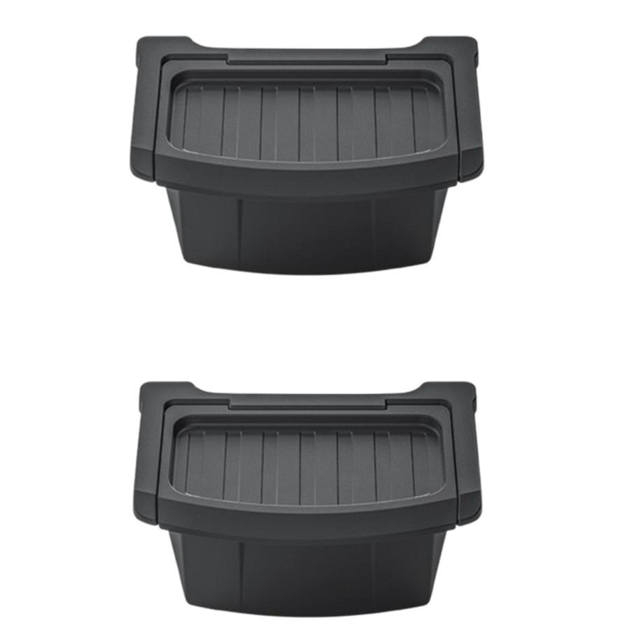 For Tesla Model Y Launch 2025 Juniper Car Armrest Rear Storage Box Tray Accessories Tidying TPE Black
