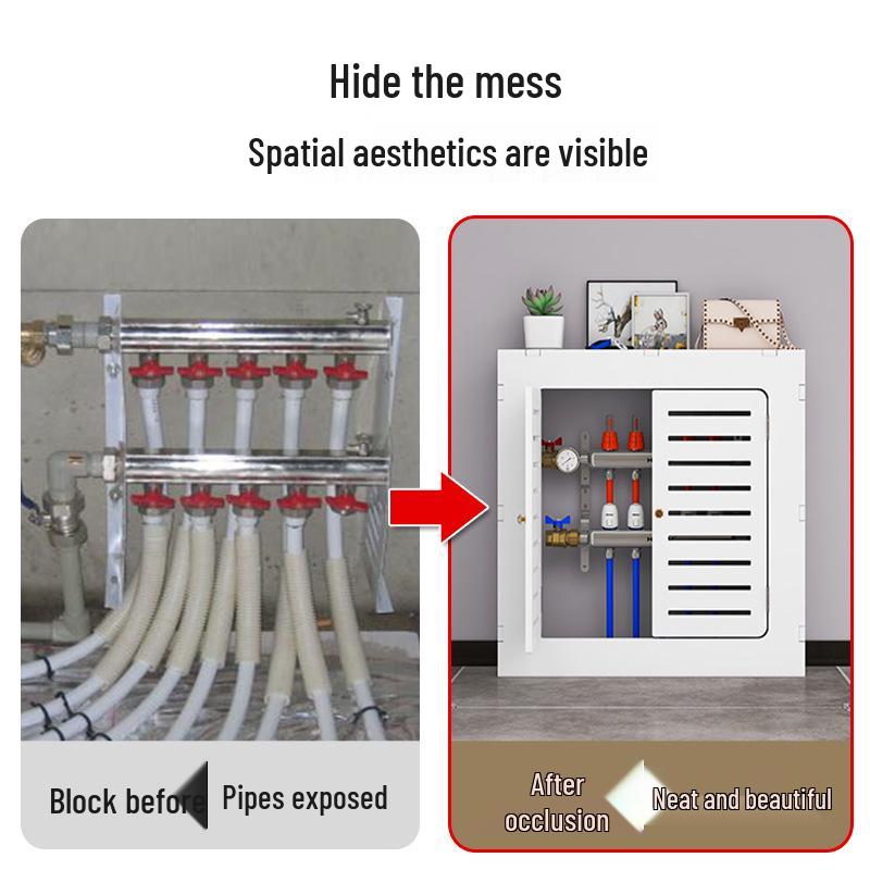 Custom Underfloor Heating Valve & Pipe Cover Cabinet