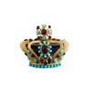 Luxury Vintage-Style Gem Brooch for Men & Women - Mid-Century Baroque Party Accessory.