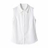 Korean Style Sleeveless Chiffon Fake Collar Versatile Women's Shirt Vest for Spring/Summer 2025