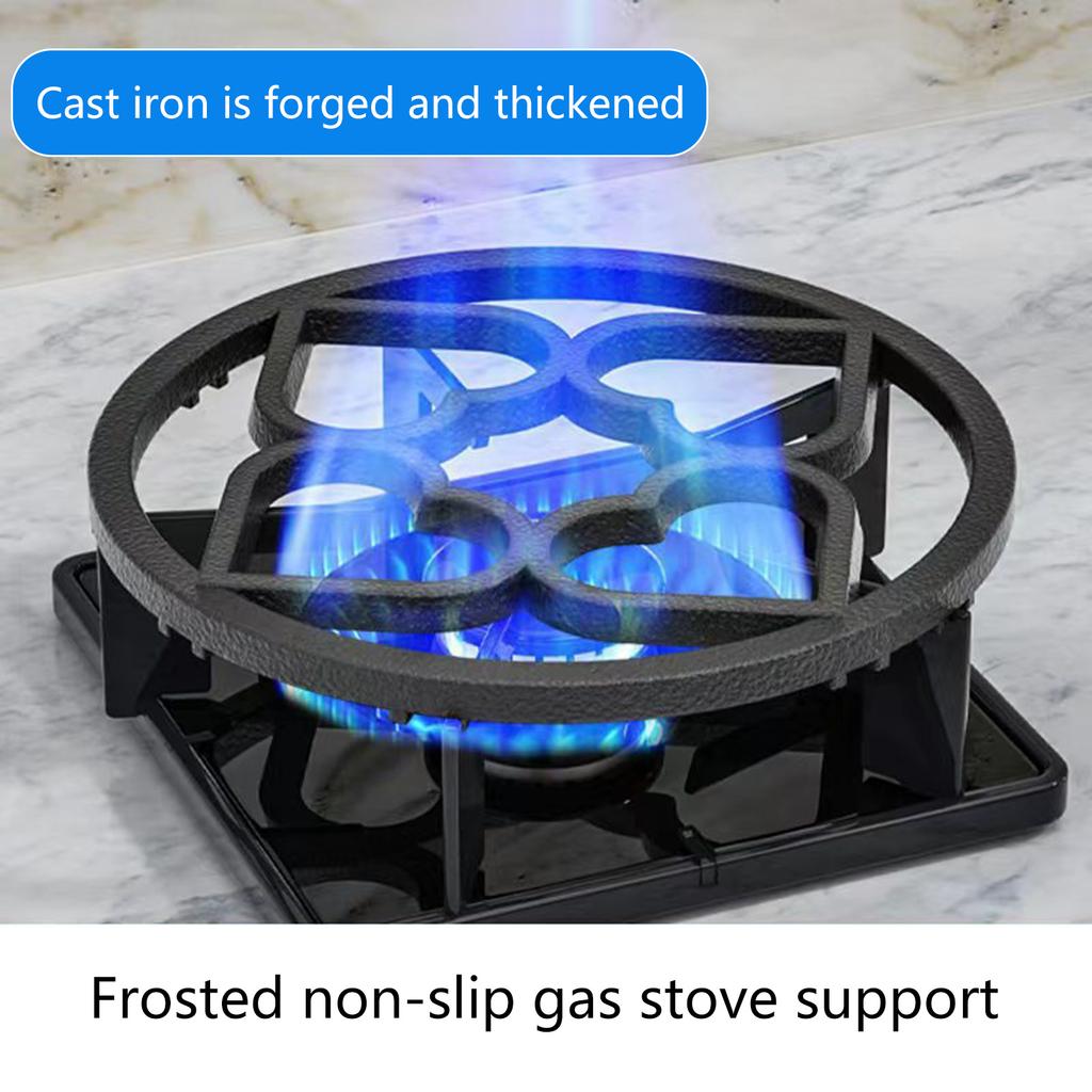 Iron Wok Support Rings Slip Proof Stove Pans Holder 19cm Cooktop Range Stand Pots Stand Suitable for Kitchen Gas Hob