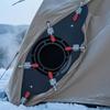 Tent Heater No-Hole Chimney Guard with Clamp Fasteners Anti-Scalding