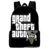 Grand Theft Auto Grand Theft Auto Peripheral Animation Backpack Men's and Women's School Bags