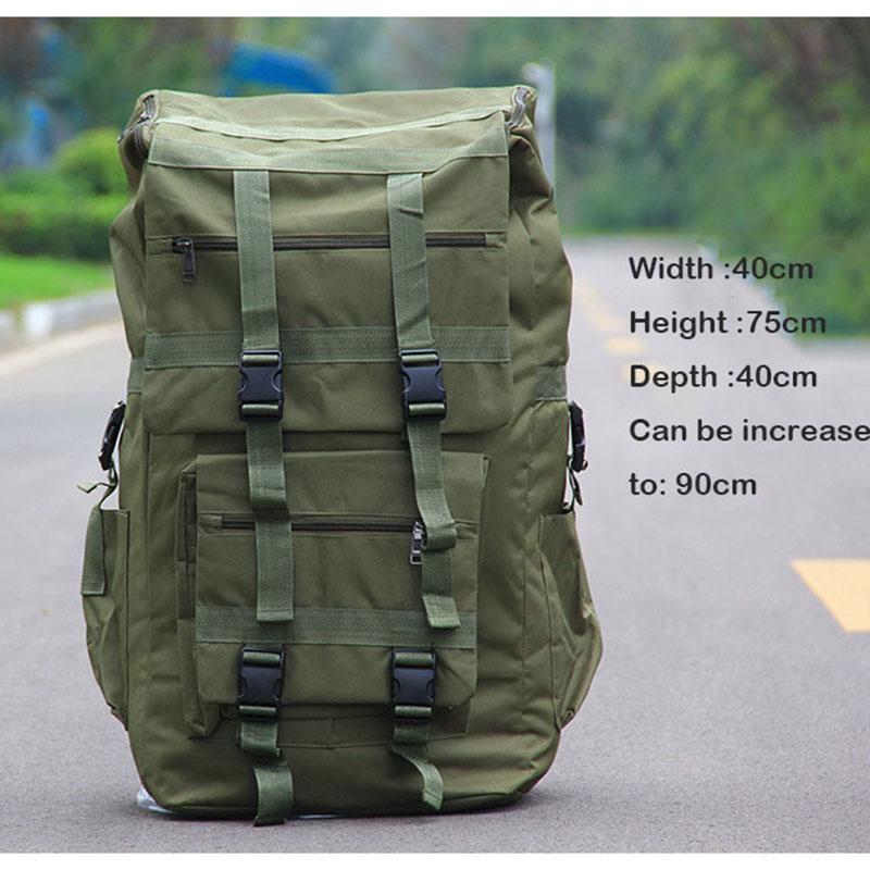 Camping Equipment Men 120L Large Capacity Backpack Travel Hiking Backpacks Waterproof Outdoors Rucksack Sports Bag