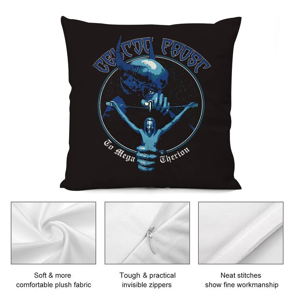 C-Celtic-Frosts Band Pillow Case Plush Fabric Soft Pillowcase Double Sided Print Cushion Cover Household Gifts