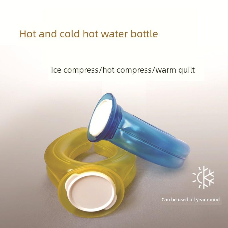 U-Shaped Hot Water Bag for Shoulder and Neck Heat Therapy, Specialized for Cervical Spine Protection, Thickened and Explosion-Proof, Water-Filled