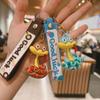 Jewelry Cartoon Snake Keychain Collection Zodiac Snake Year Key Ring  Bag Ornament
